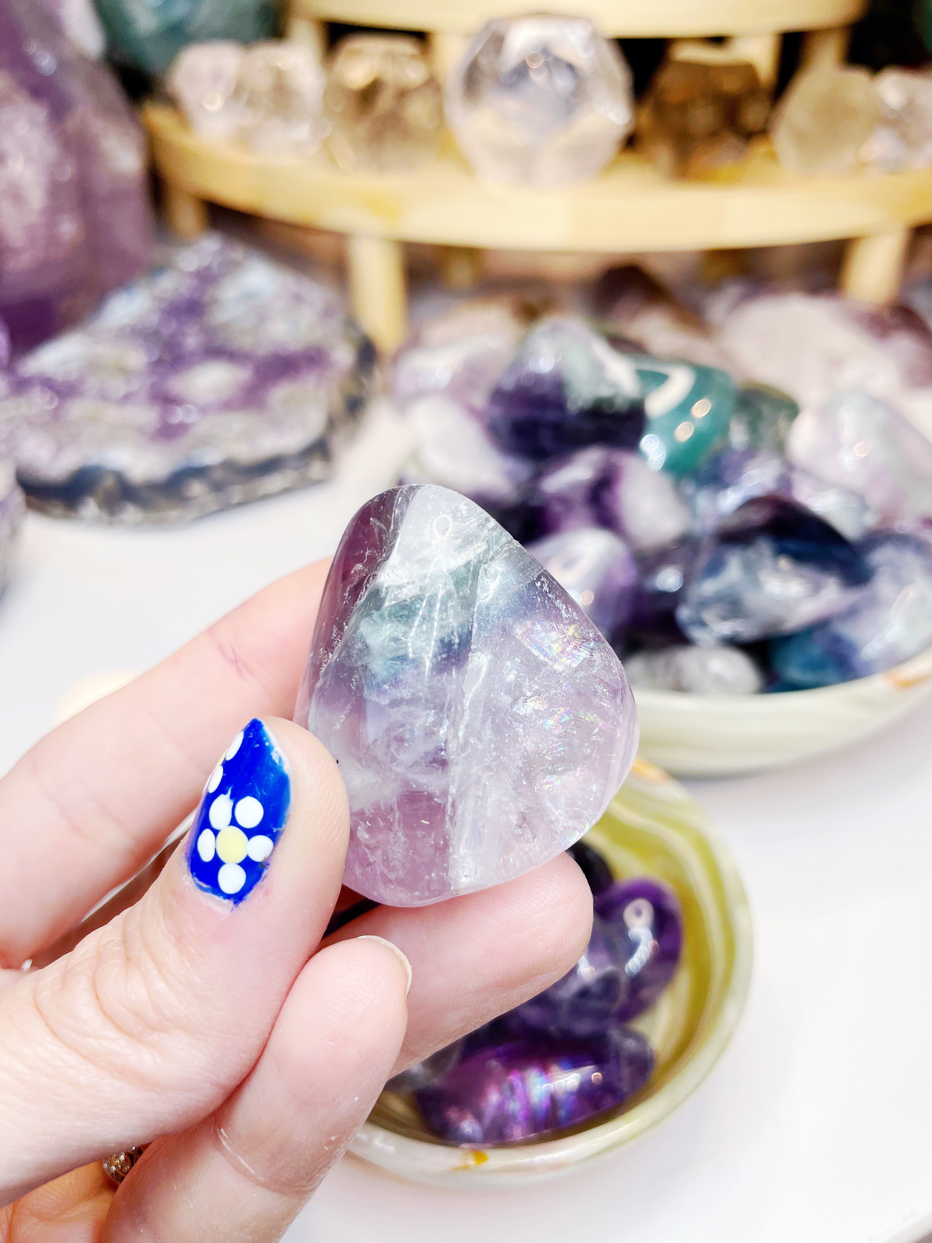 Fluorite Tumbled Stones - Baltic Mermaid