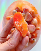 Carnelian Banded Agate/ Apricot Agate Tumbled Stones AAA - Baltic Mermaid