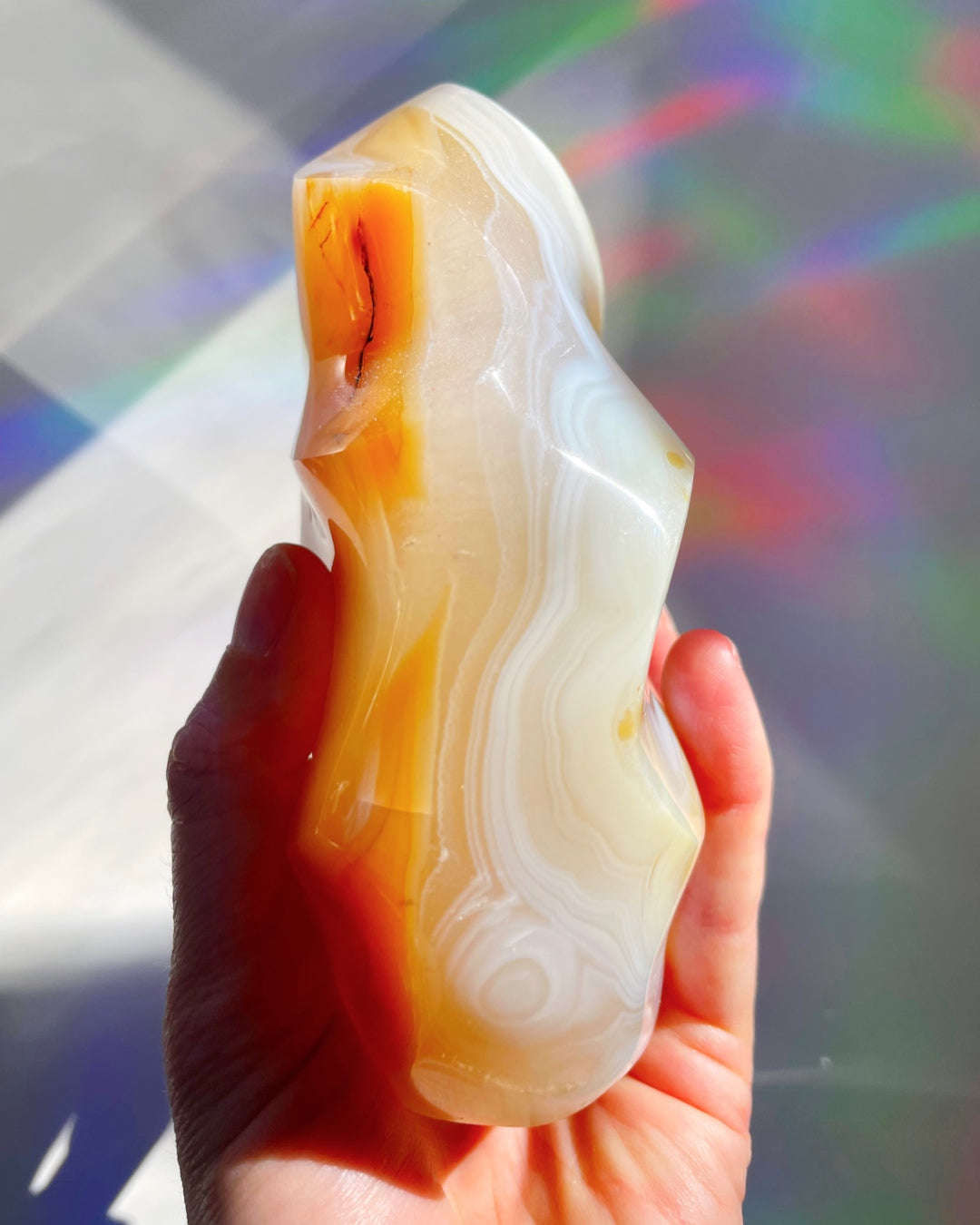 Flower Agate Flame - Baltic Mermaid