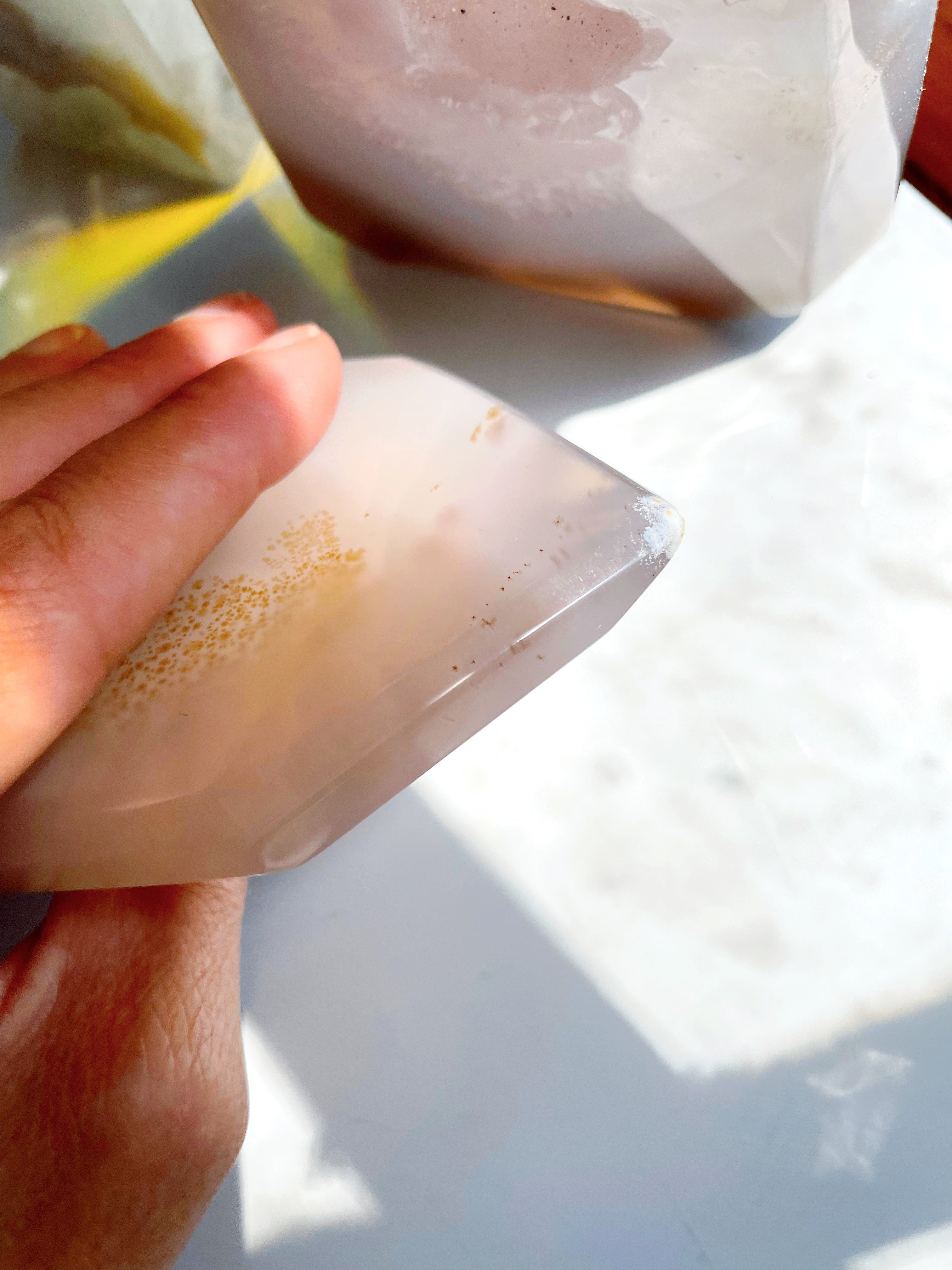 Druzy Agate Tower - Flat - Baltic Mermaid