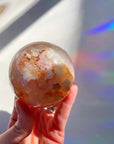 Flower Agate Sphere