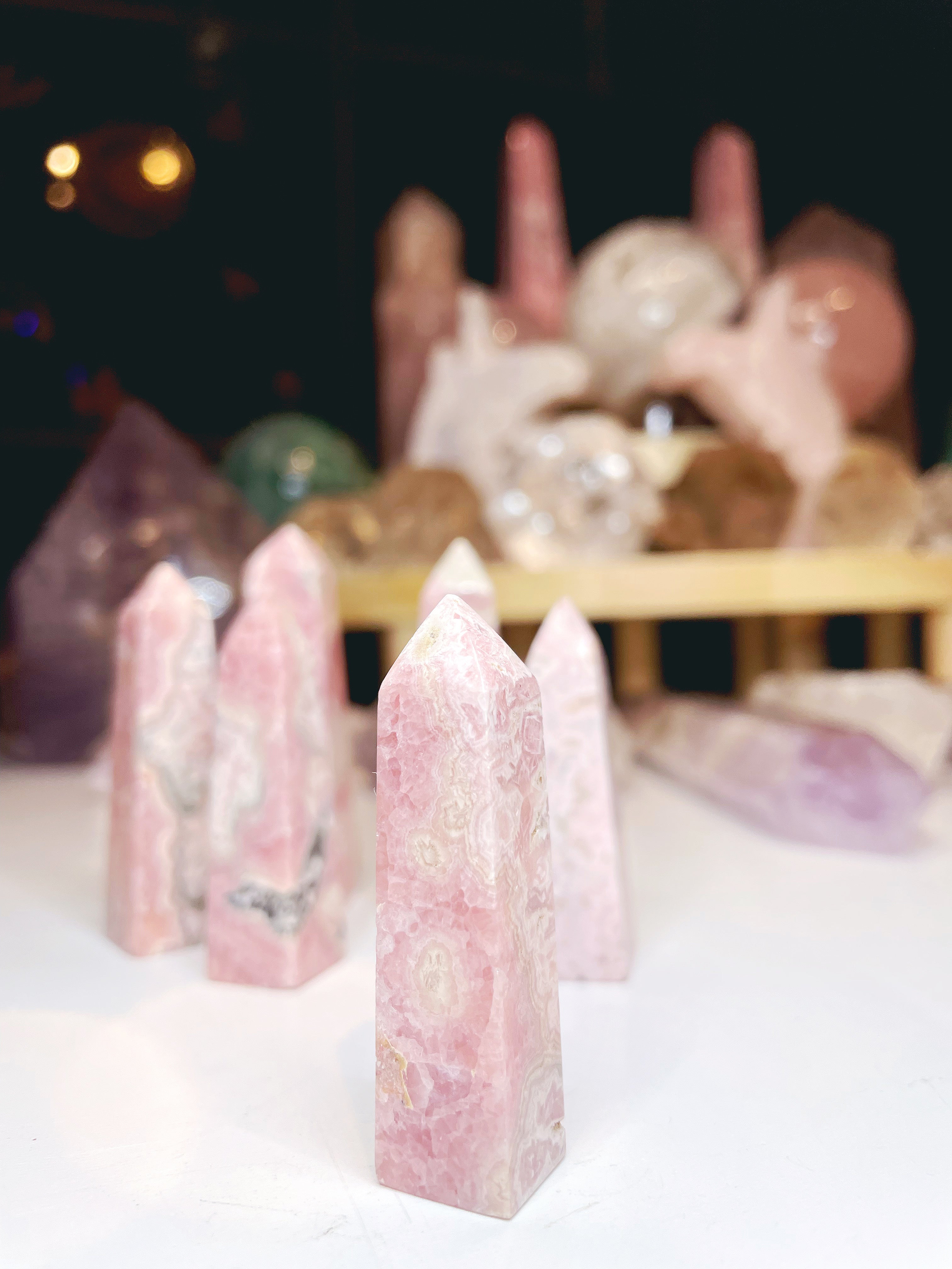 Rhodochrosite Obelisk - Baltic Mermaid