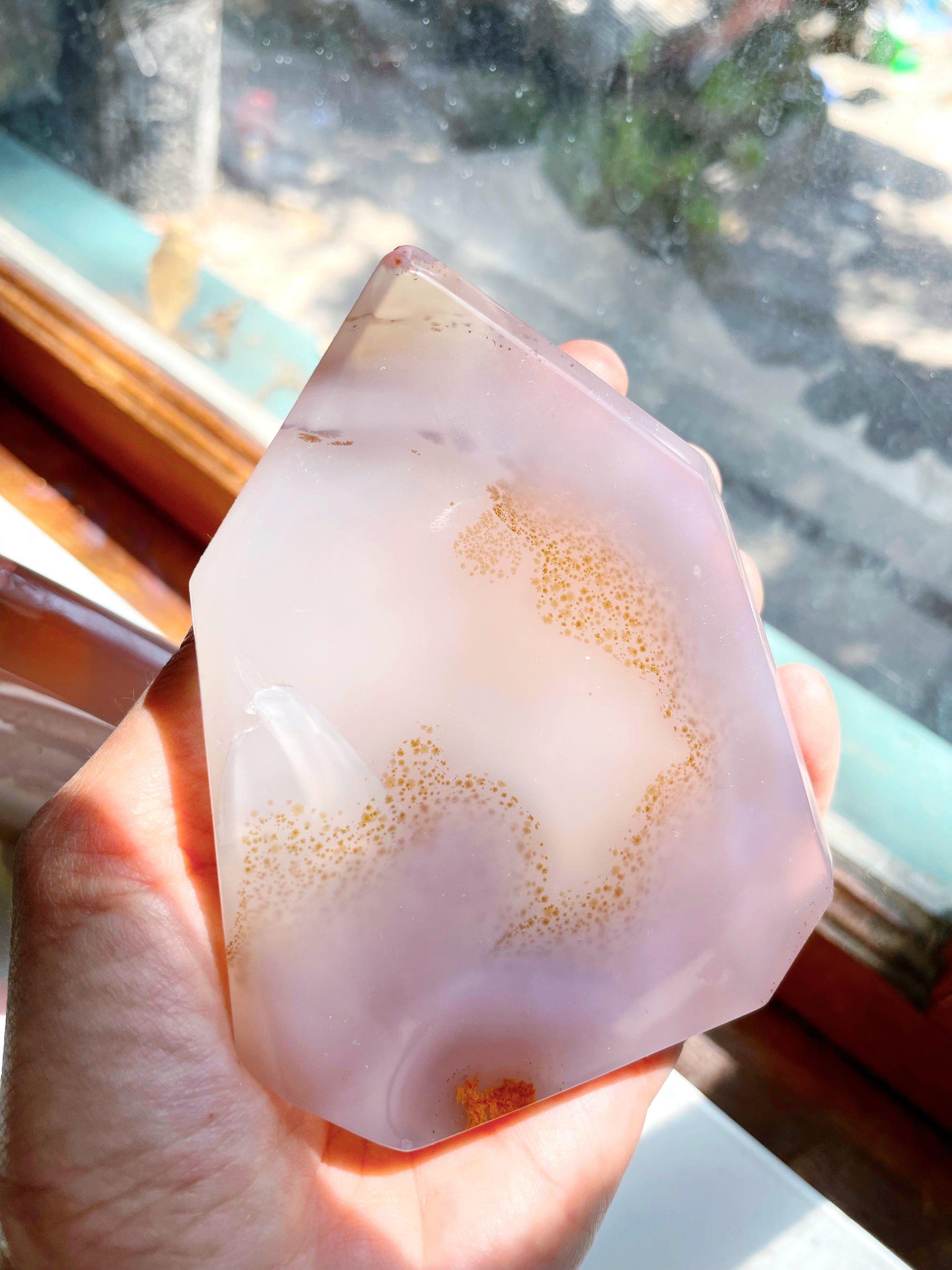 Druzy Agate Tower - Flat