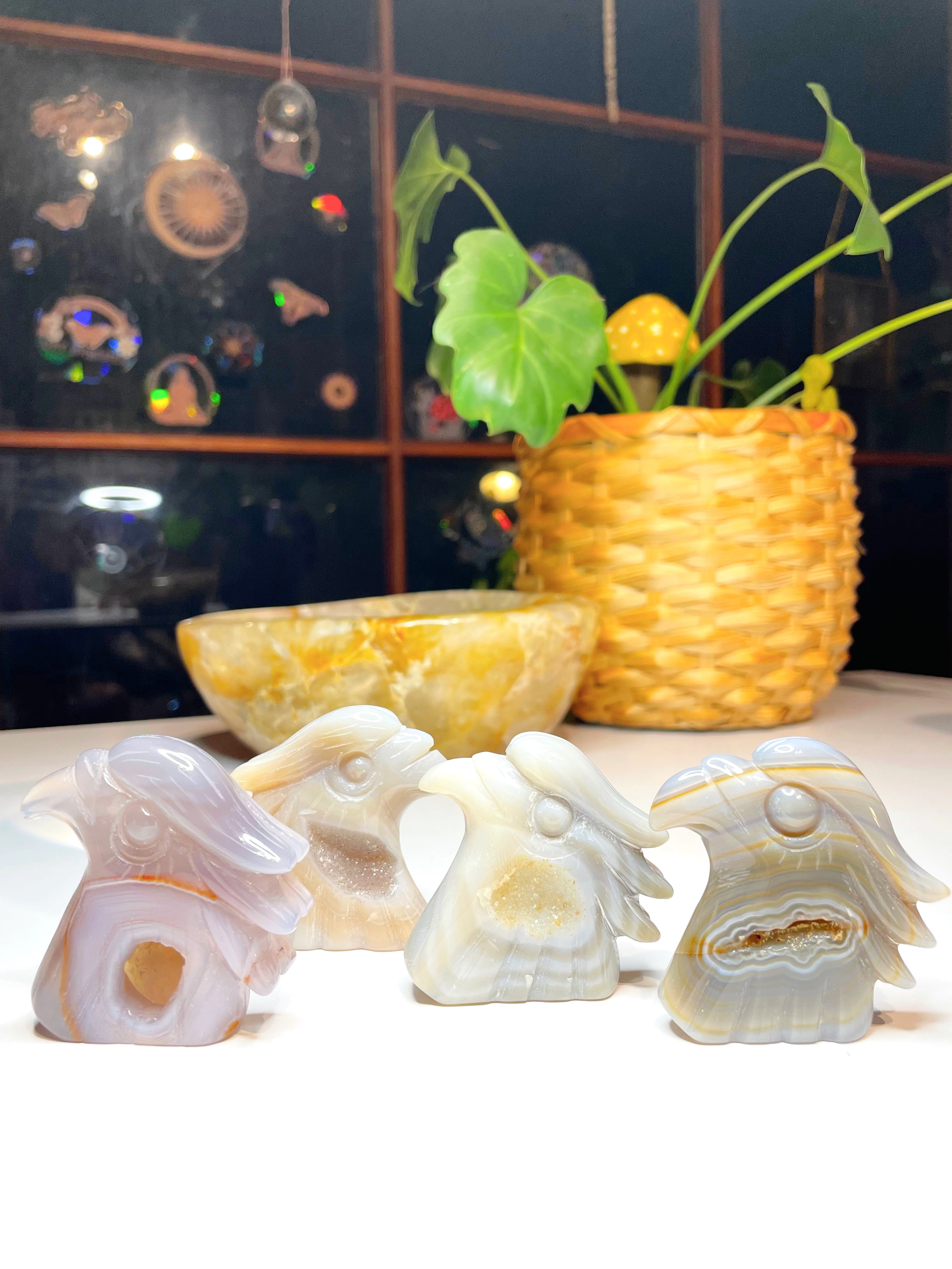 Druzy Agate Bird - Baltic Mermaid