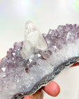 Amethyst Cluster w/ Calcite