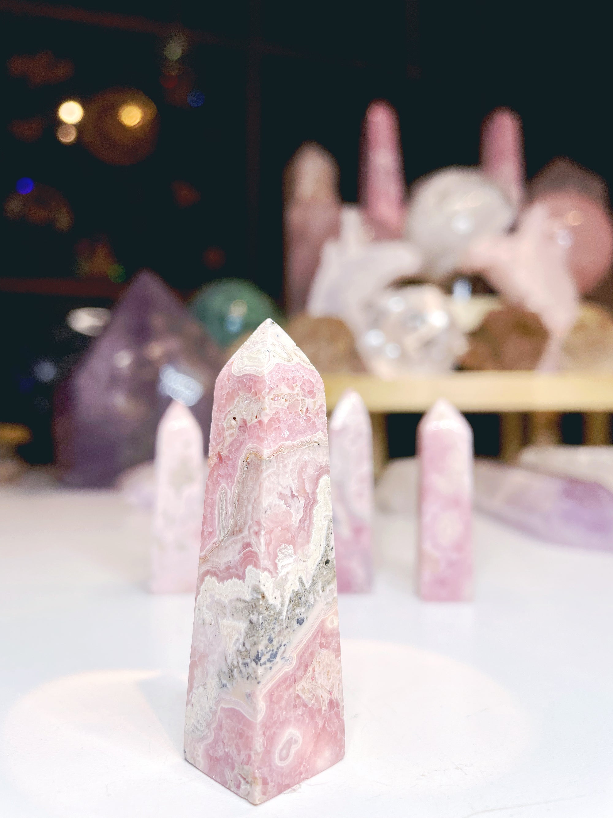 Rhodochrosite Obelisk