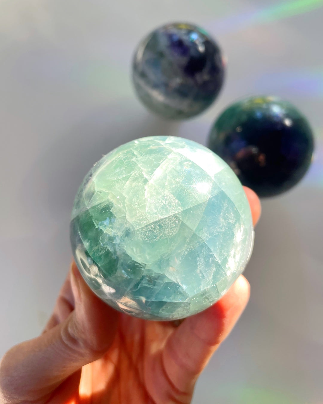 Fluorite Sphere - Baltic Mermaid