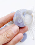 Blue Lace Agate Tumbled Stones