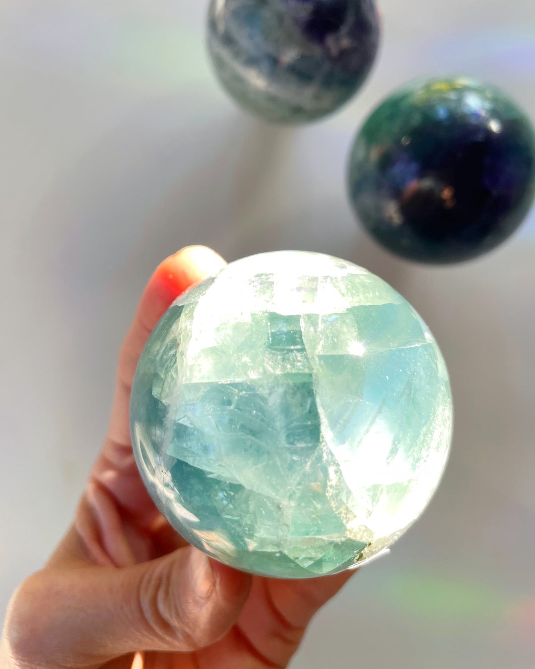 Fluorite Sphere - Baltic Mermaid