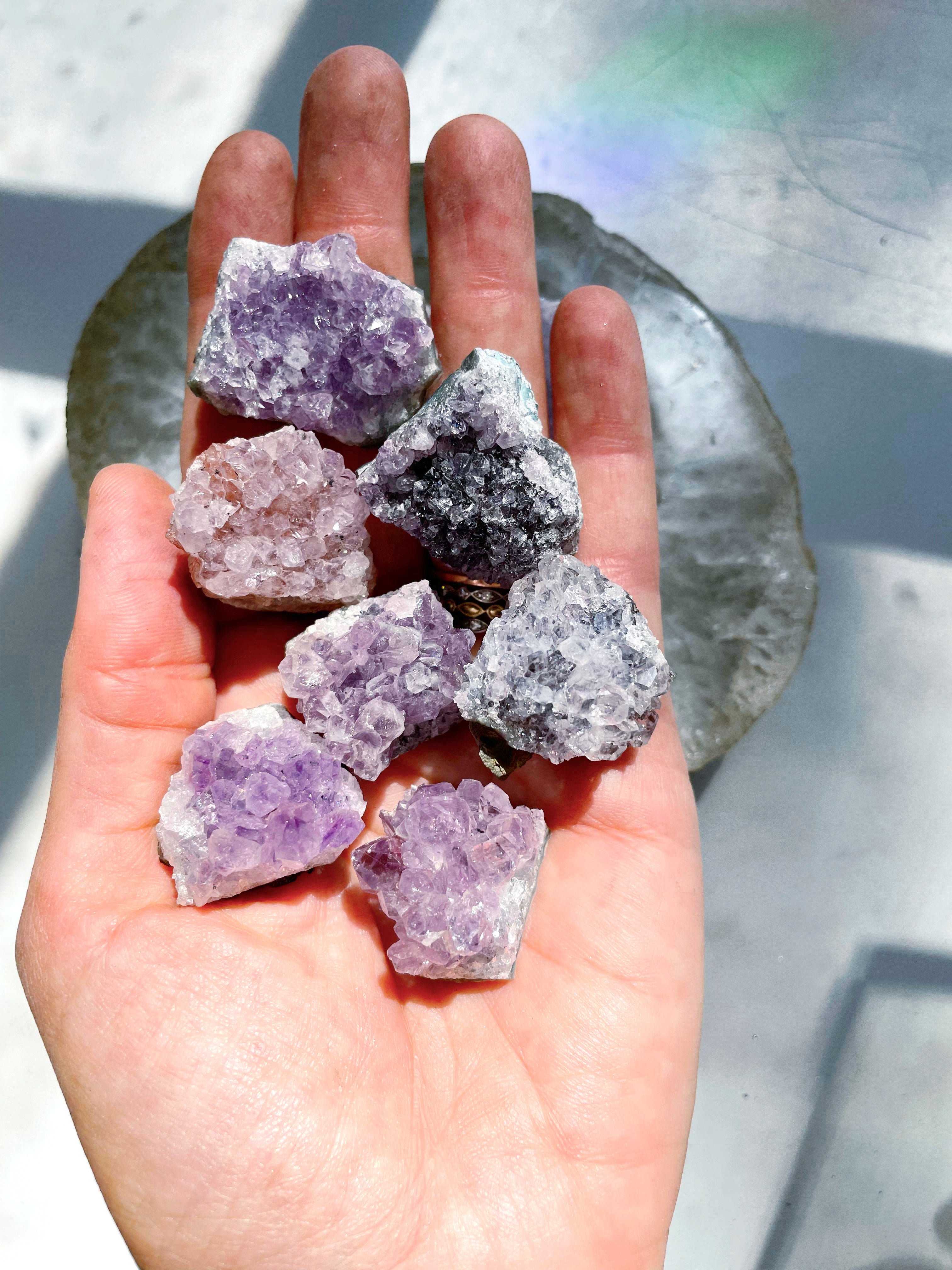 Mini Amethyst Clusters - Baltic Mermaid