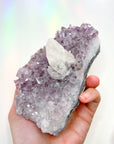 Amethyst Cluster w/ Calcite