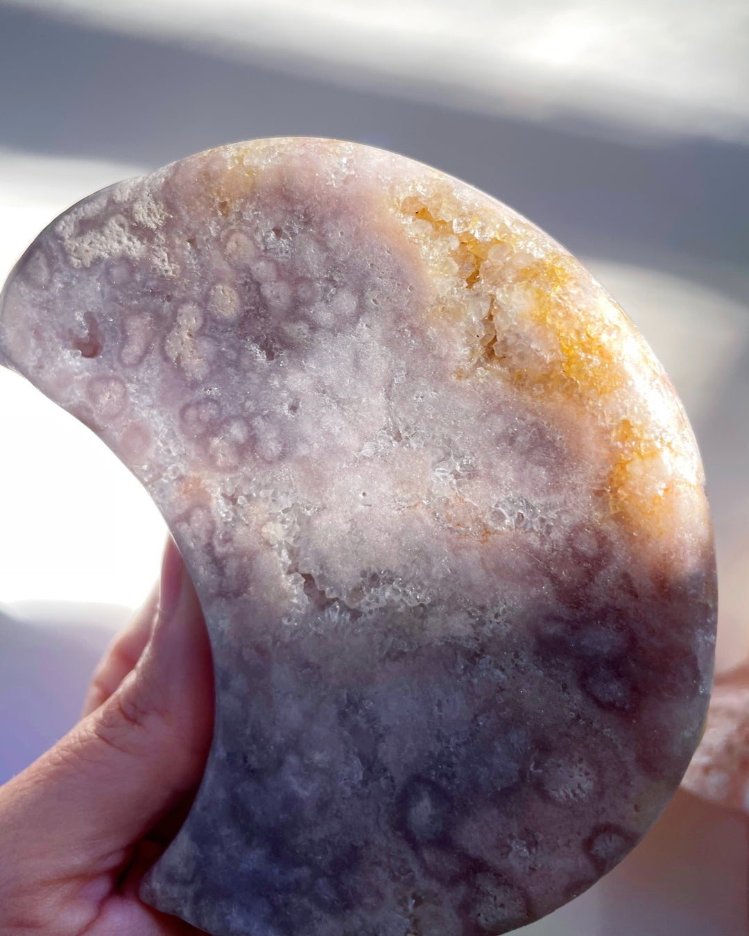 Pink Amethyst Moon - Baltic Mermaid