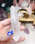 Double Terminated Clear Quartz Point w/ inclusions