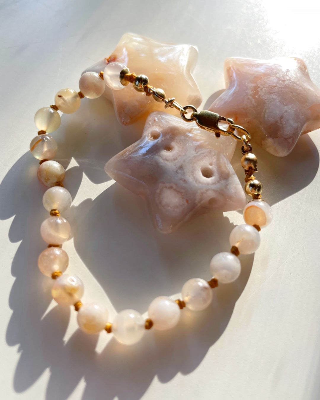 Flower Agate Bracelet - Baltic Mermaid