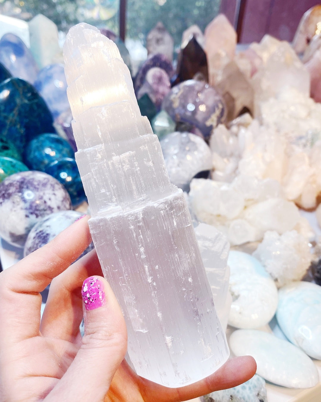 Selenite Towers - Baltic Mermaid