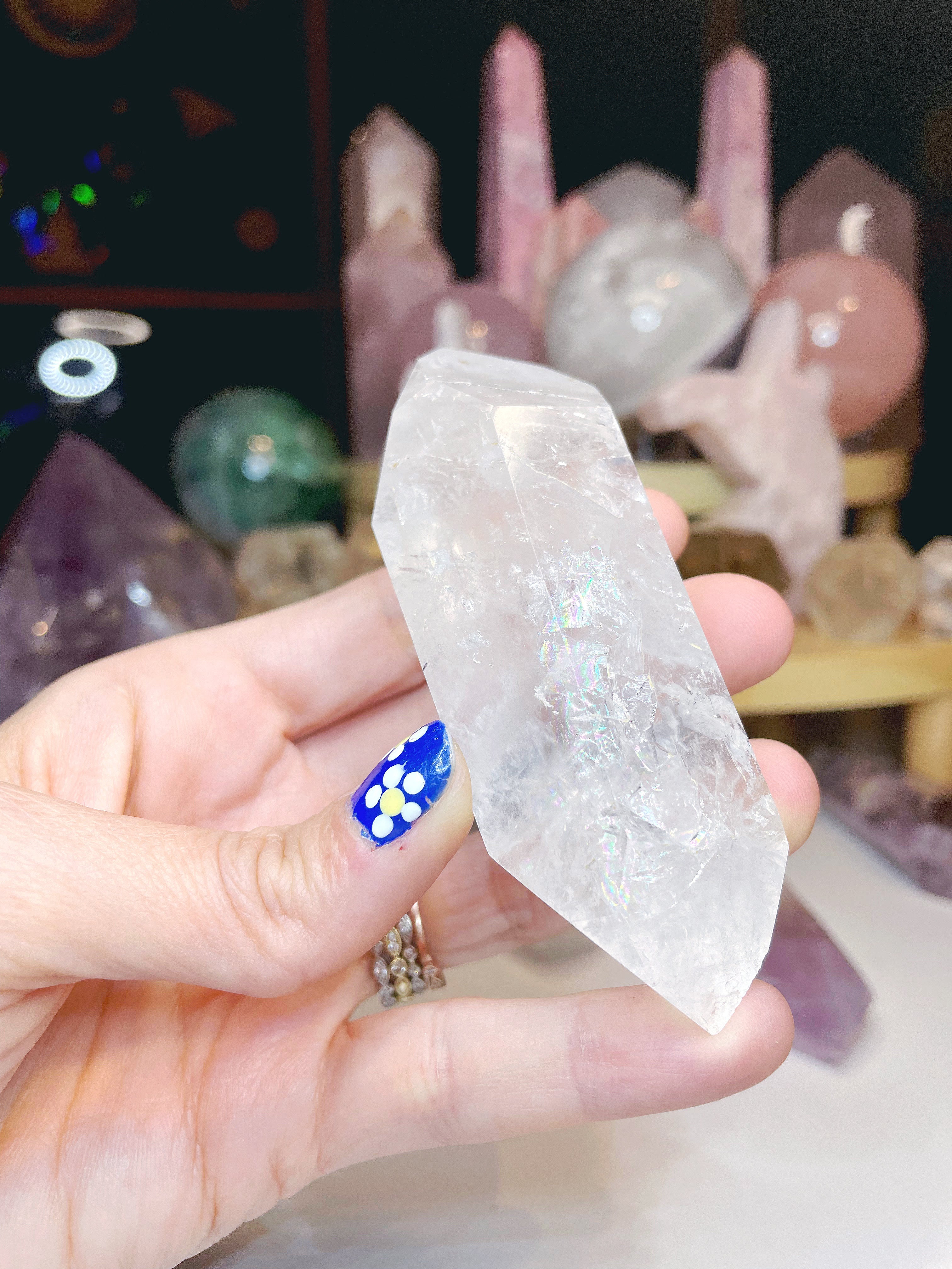 Double Terminated Clear Quartz Point - Baltic Mermaid