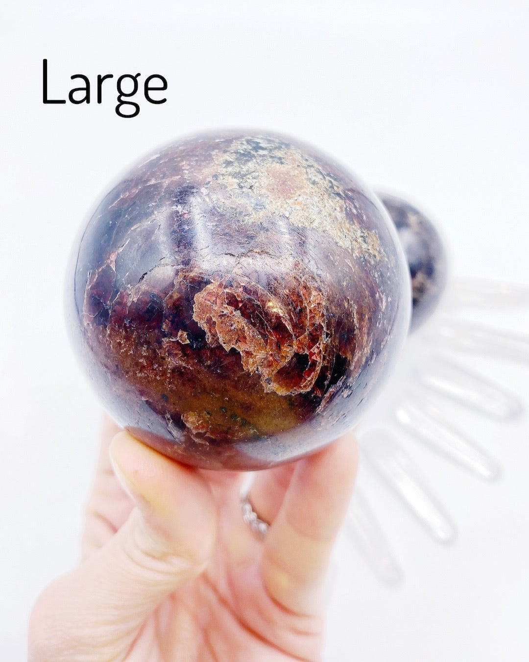 Garnet Spheres - Baltic Mermaid