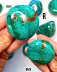 Chrysocolla Palm Stones/Large Tumbles