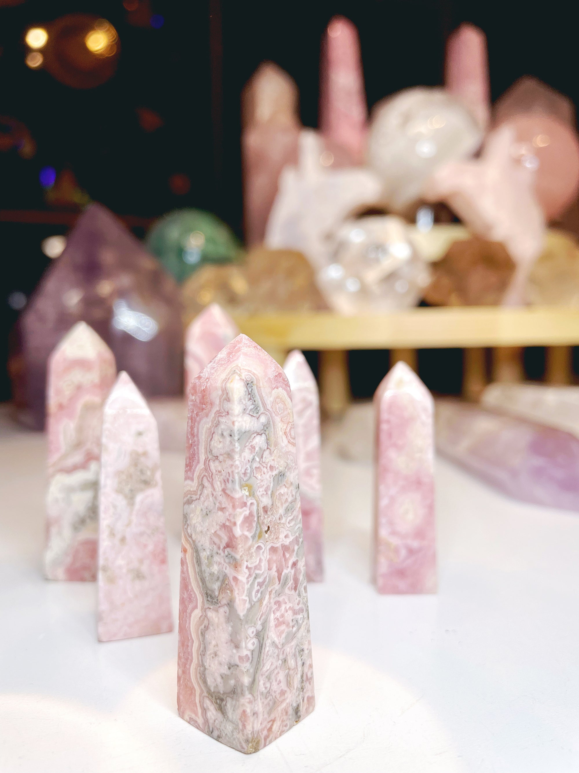 Rhodochrosite Obelisk