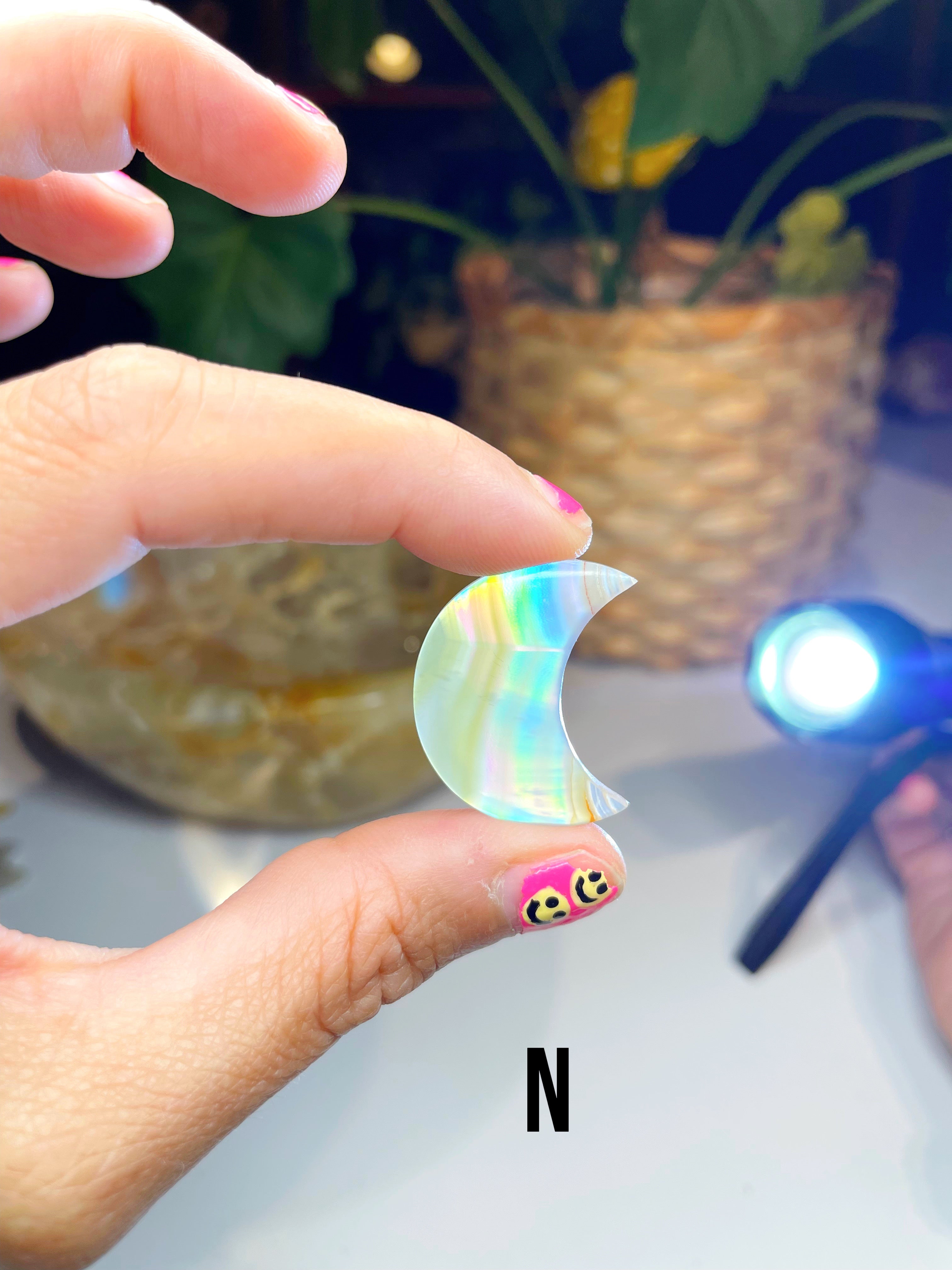 Iris Agate Moons - Baltic Mermaid