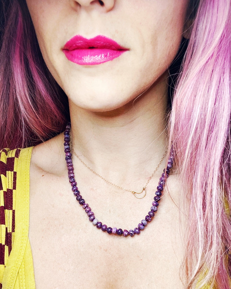 Lepidolite Candy Necklace