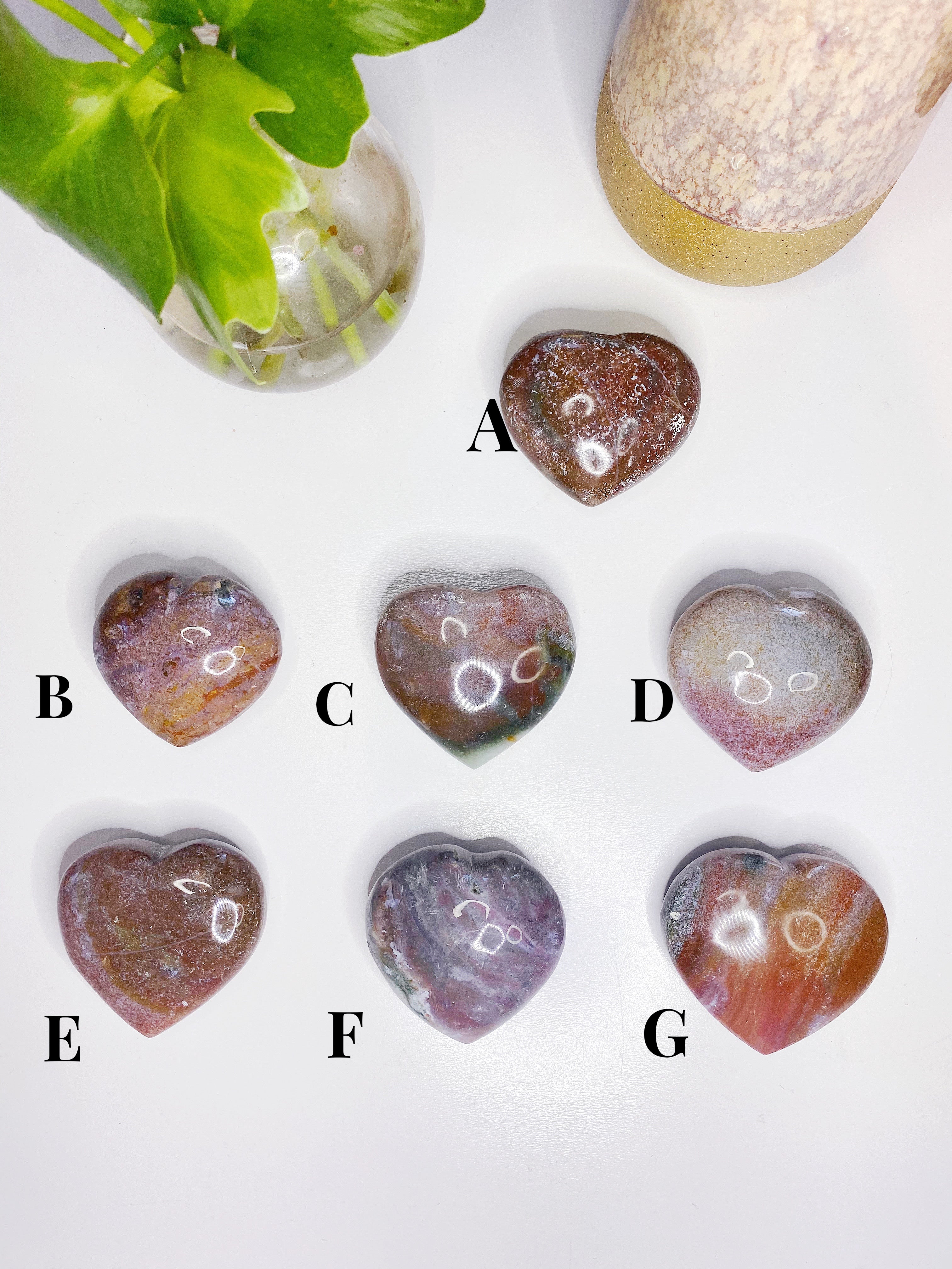 Ocean Jasper Hearts - Baltic Mermaid