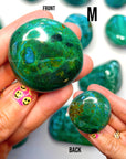 Chrysocolla Palm Stones/Large Tumbles