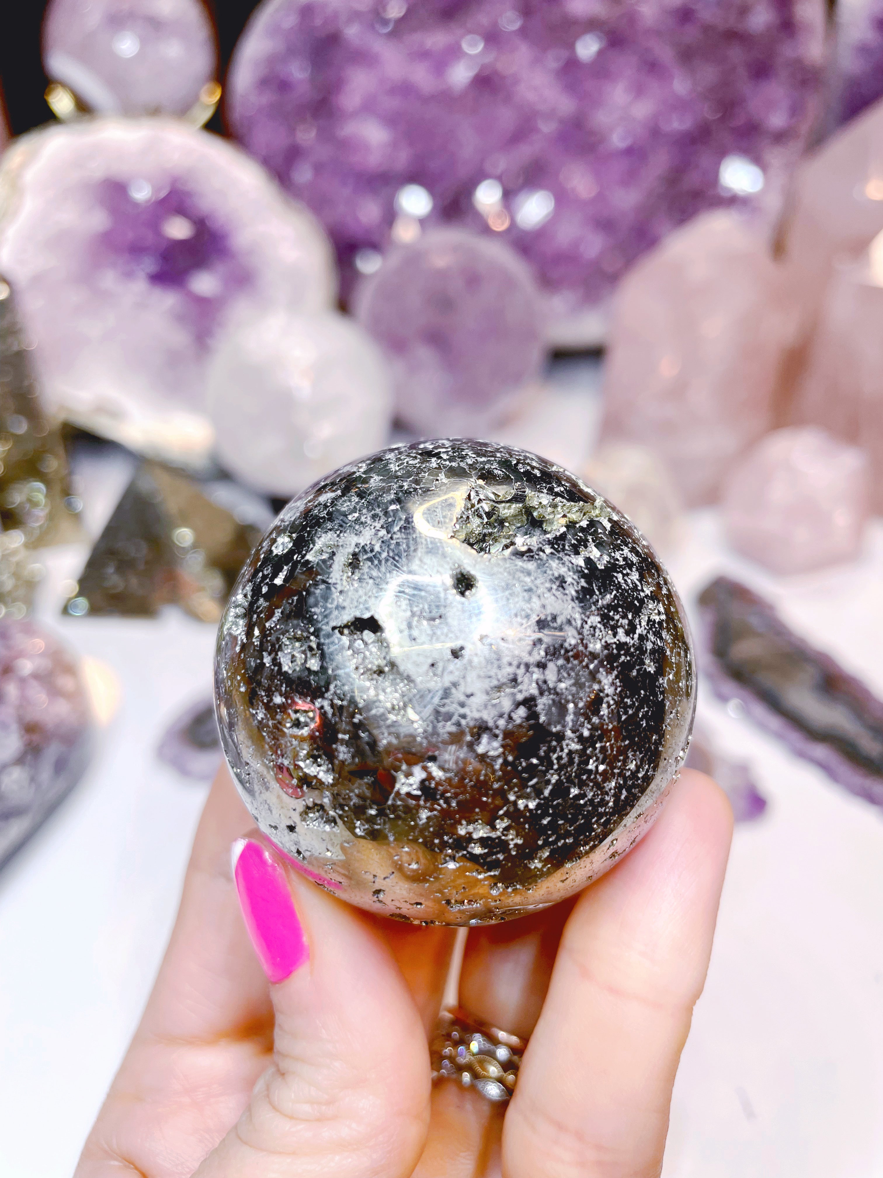 Pyrite Sphere - Baltic Mermaid