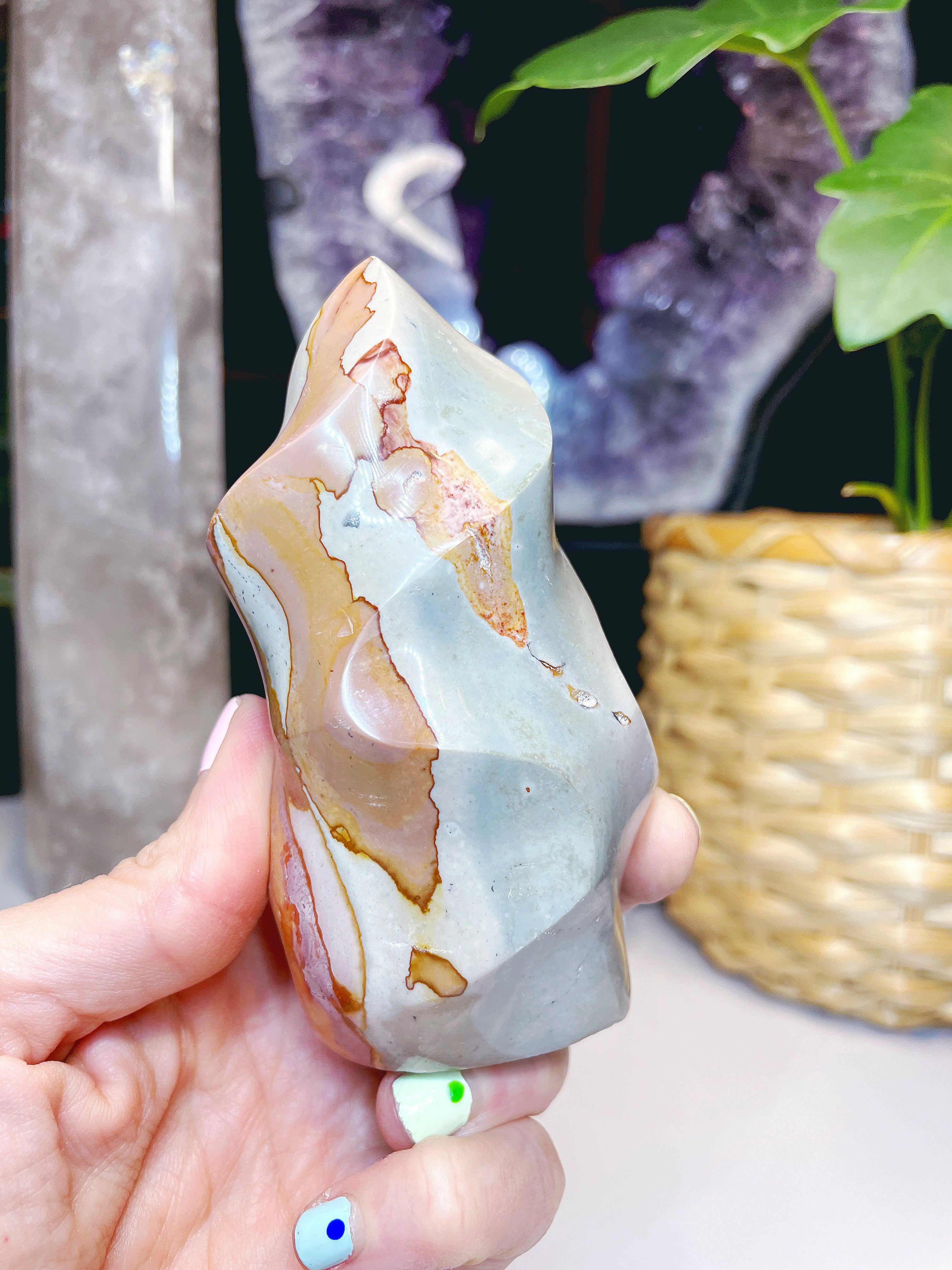 Polychrome Jasper Flame - Baltic Mermaid