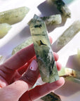 Prehnite with Epidote Lil Tower