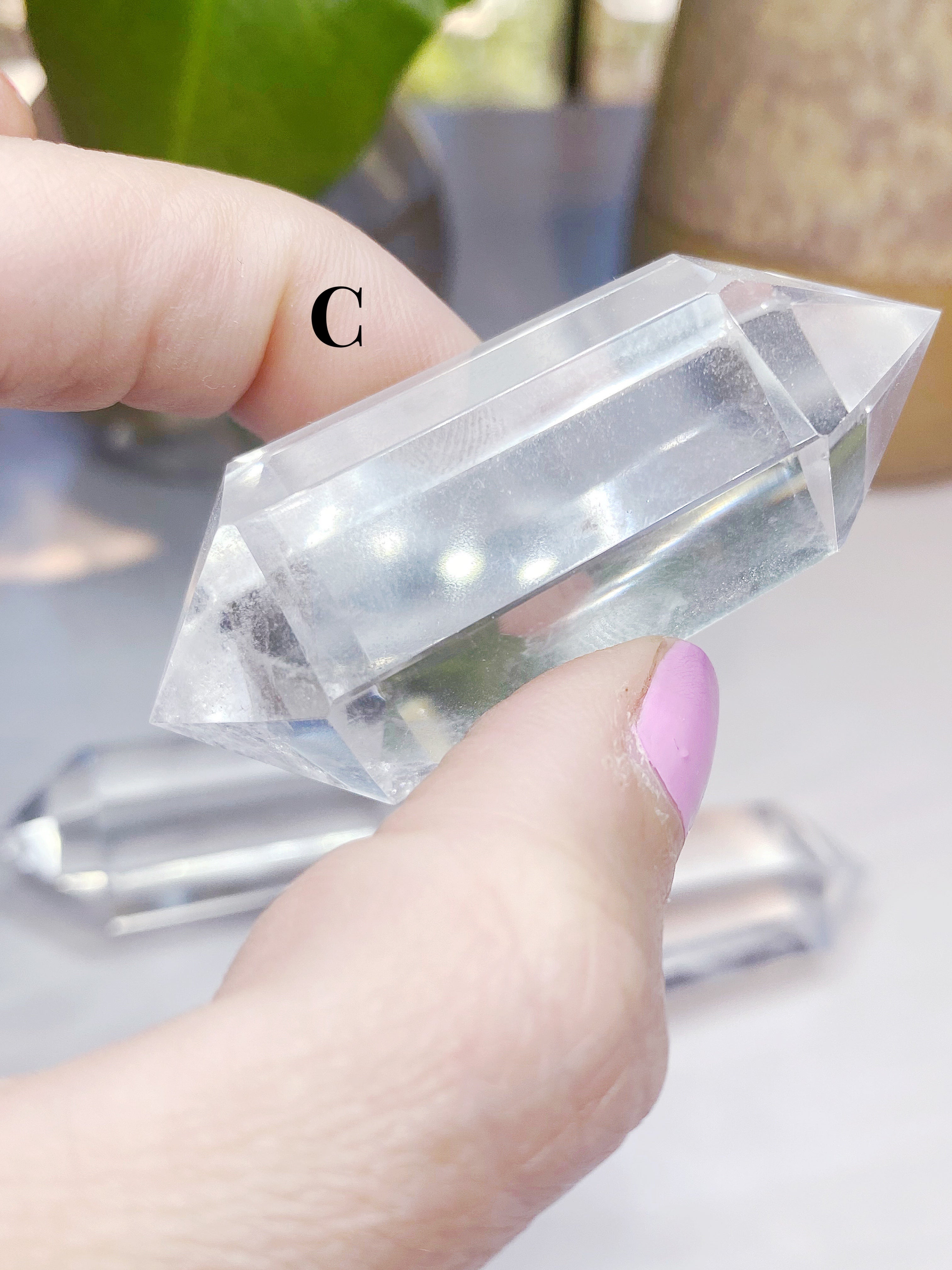 Double Terminated Clear Quartz Points - Baltic Mermaid