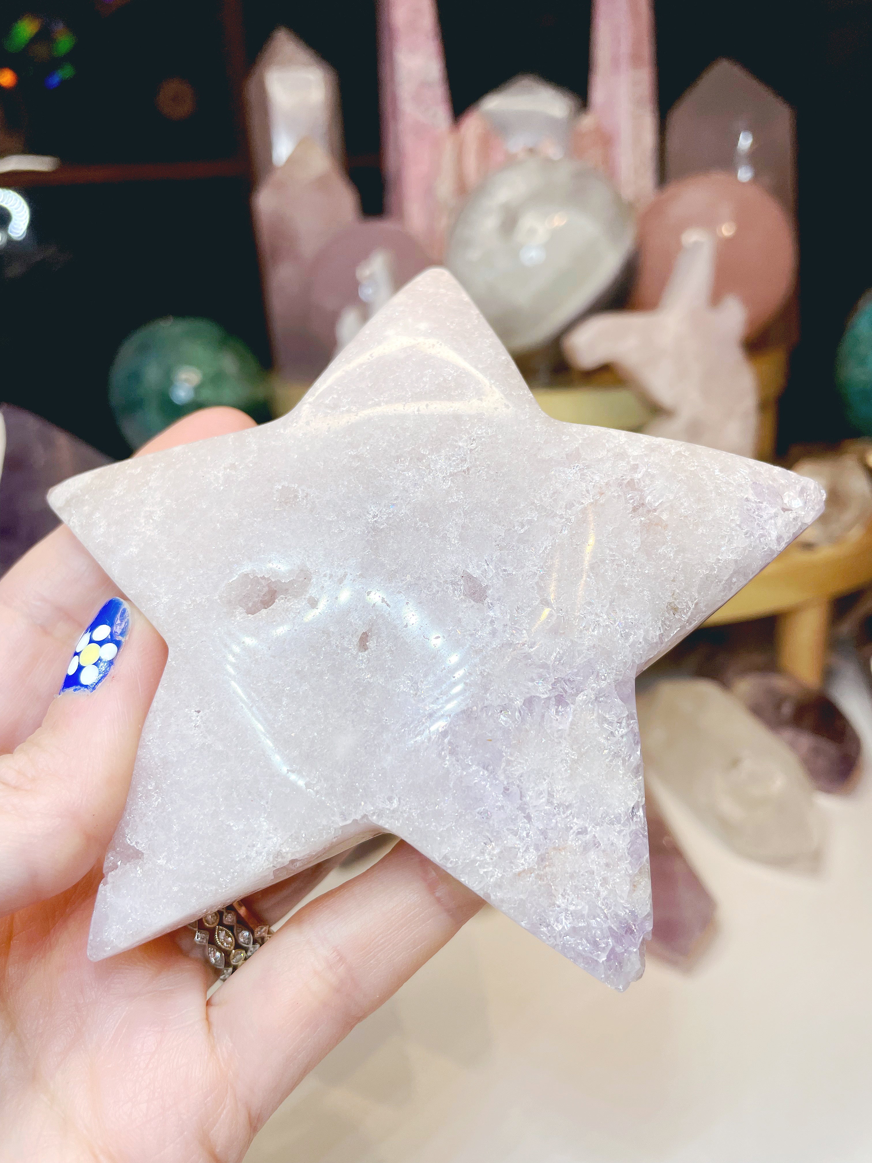 Pink Amethyst Star - Baltic Mermaid