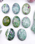 Ruby in Fuchsite Palm Stones