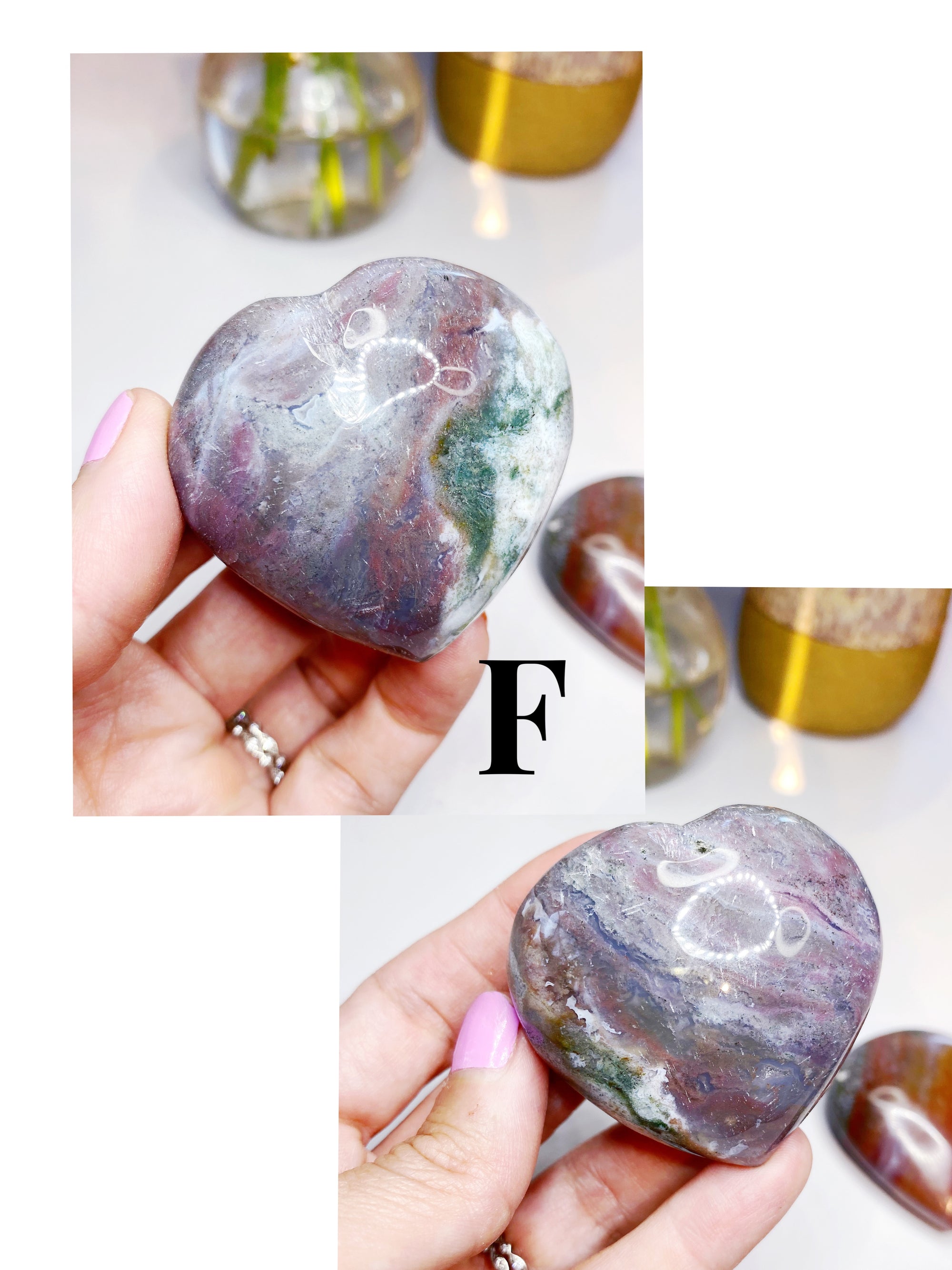 Ocean Jasper Hearts