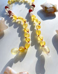 Mia - Unpolished Amber Necklace