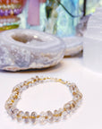 Lemon Smoky Quartz Candy Bracelet