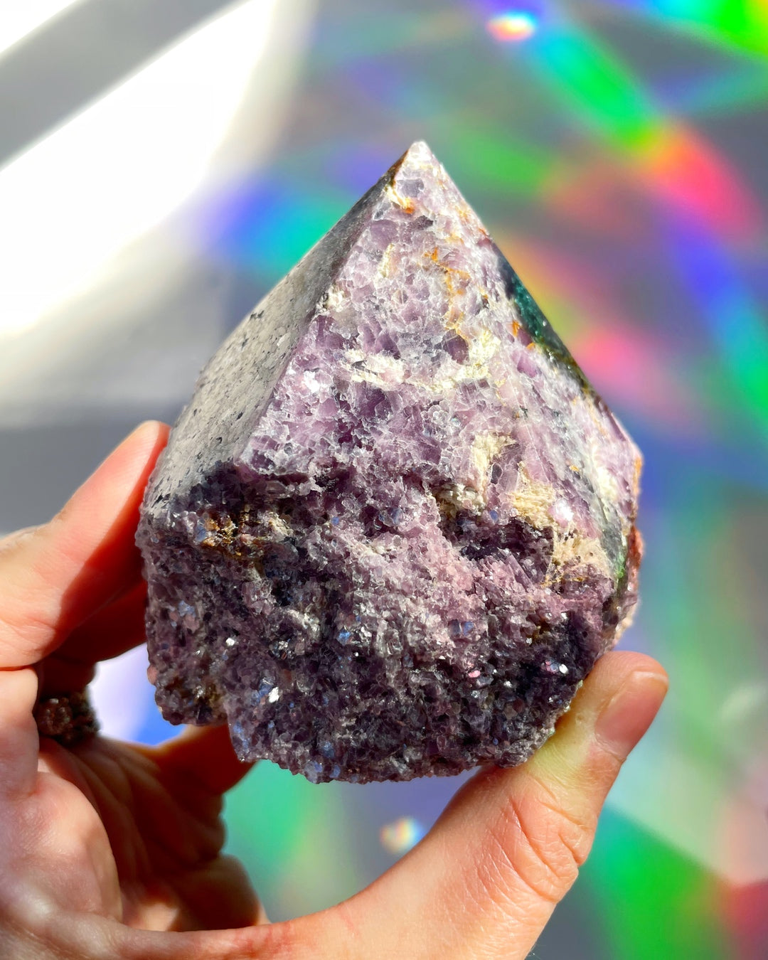 Lepidolite Semi Polished Point - Baltic Mermaid