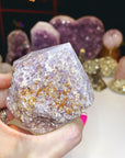 Lepidolite Semi Polished Point