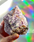 Lepidolite Semi Polished Point