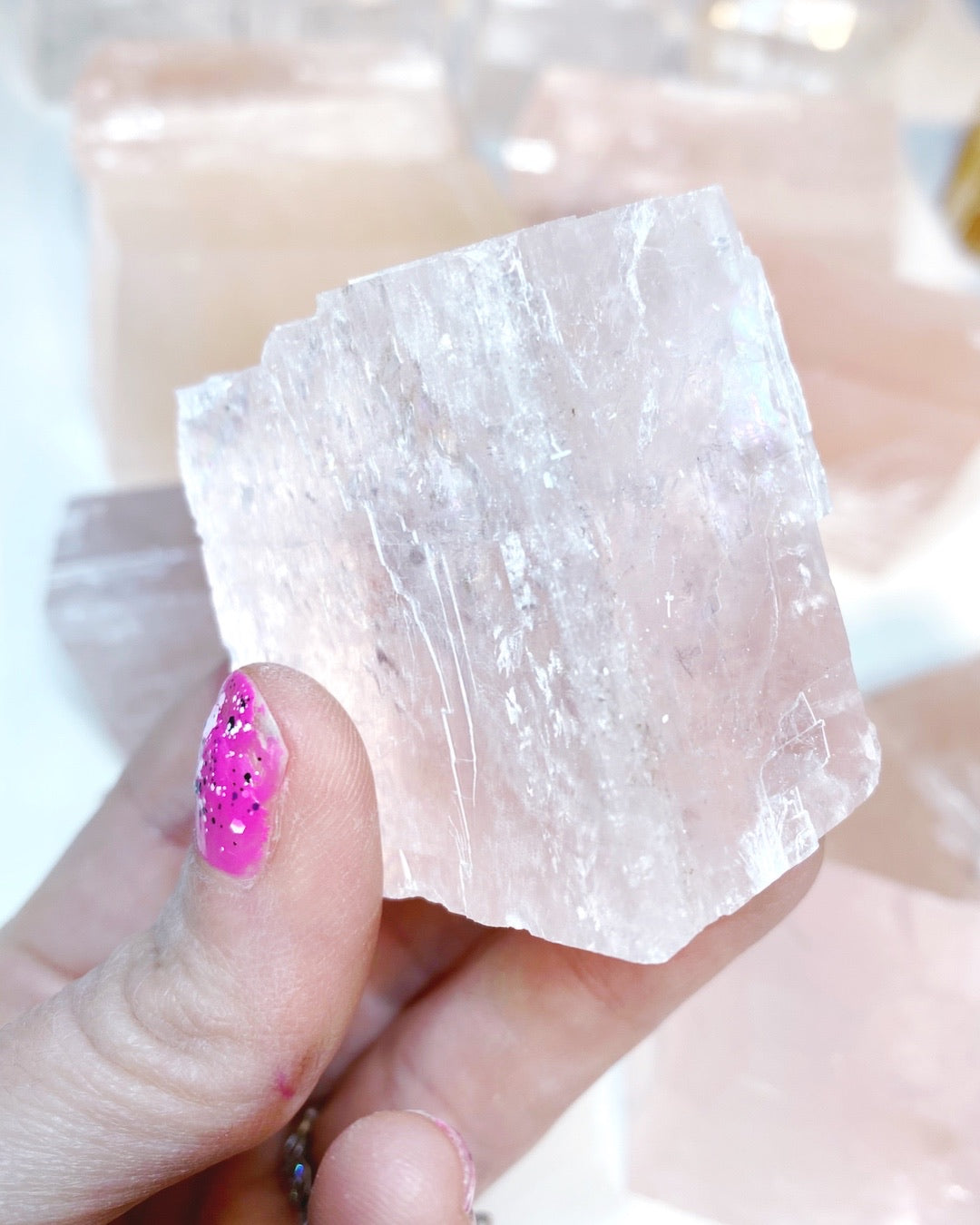 Pink Optical Calcite - Baltic Mermaid