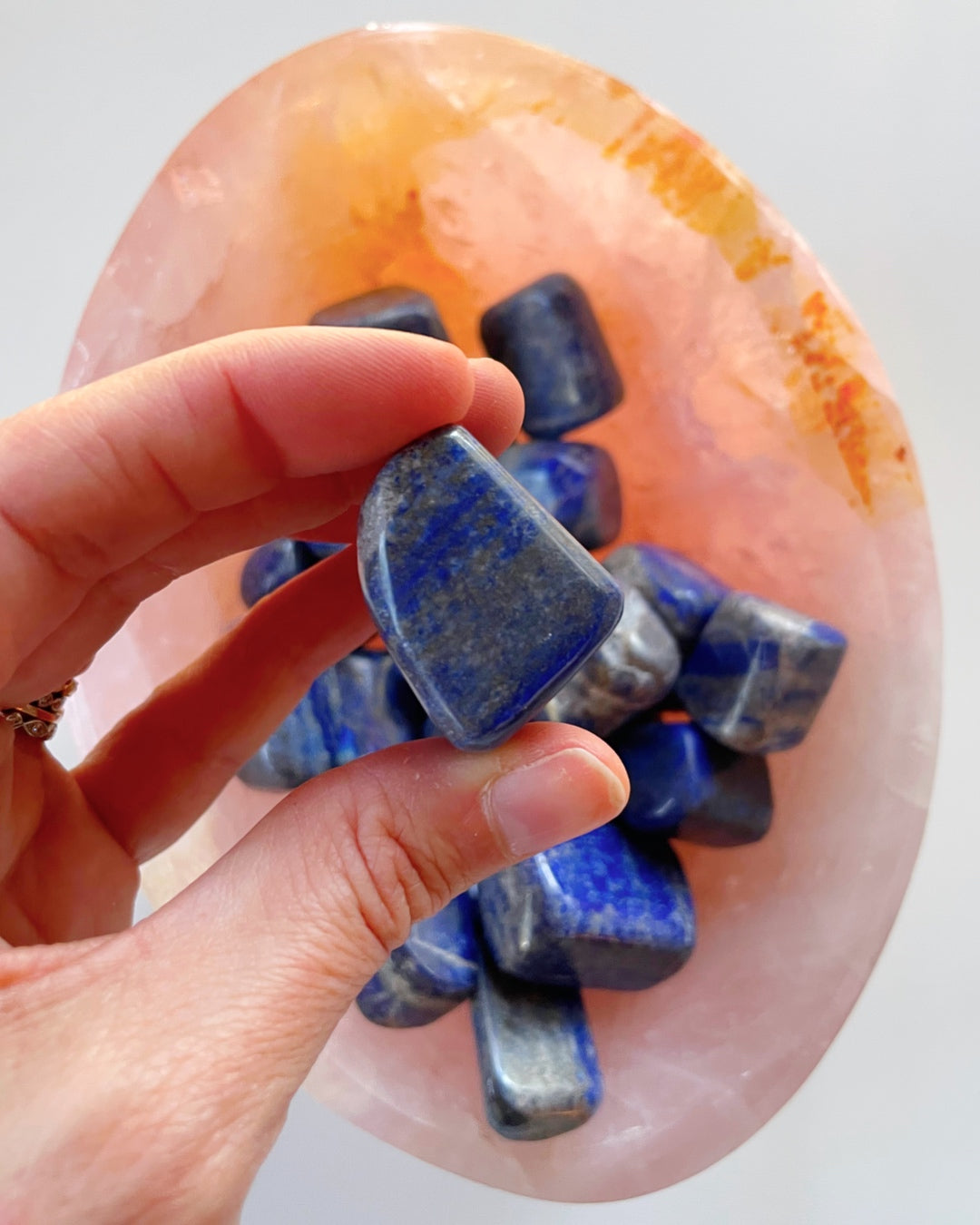 Lapis Lazuli Tumbled Stones - Baltic Mermaid