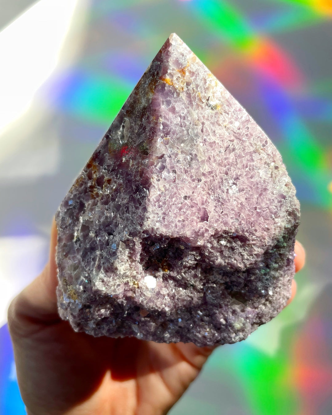 Lepidolite Semi Polished Point - Baltic Mermaid