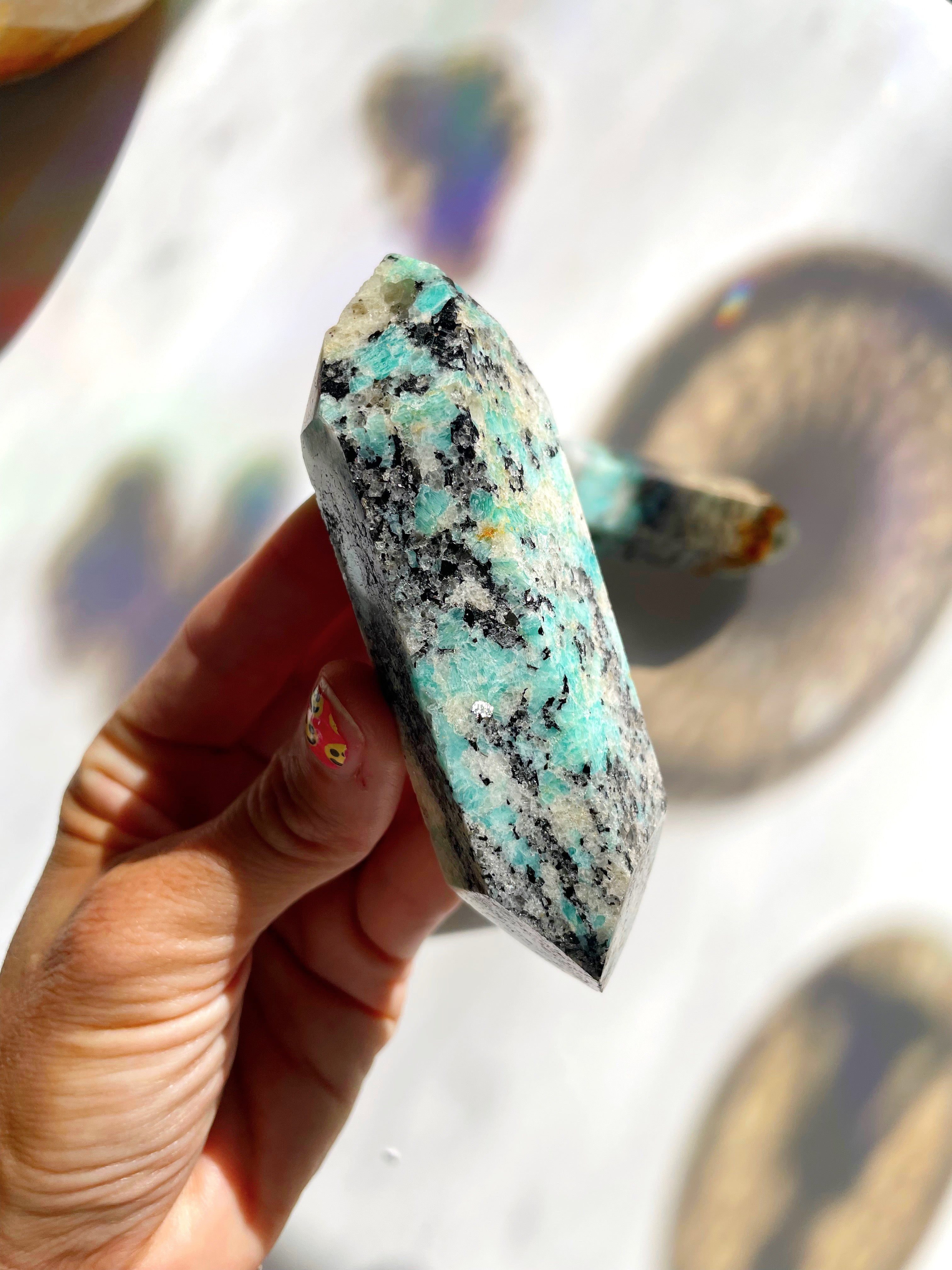 Amazonite DT Point - AAA - Baltic Mermaid