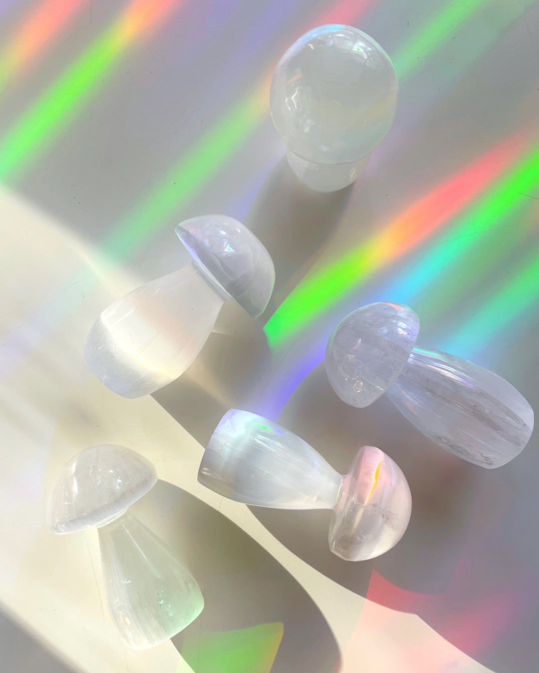 Selenite Mushrooms - Baltic Mermaid