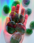 Fluorite Flat Palm Stones