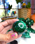 Malachite Carved Sphere