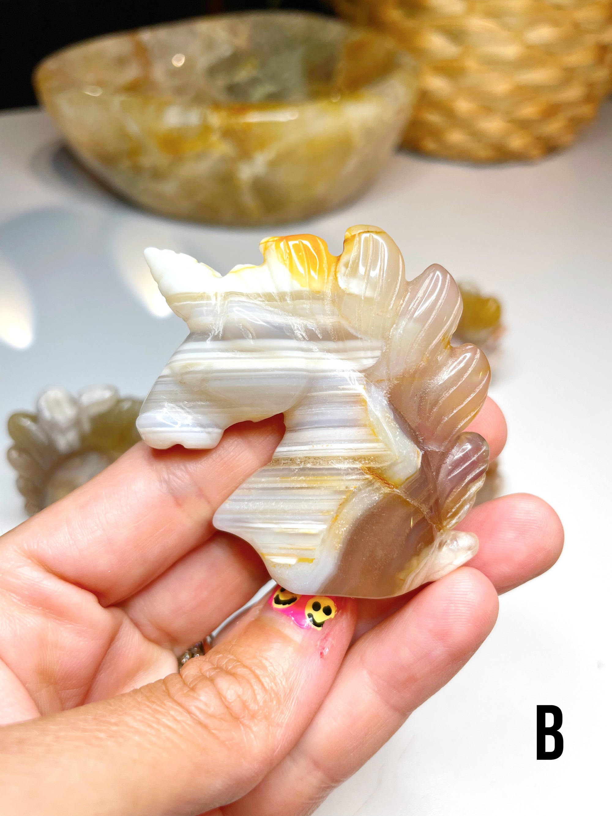 Flower Agate Unicorns