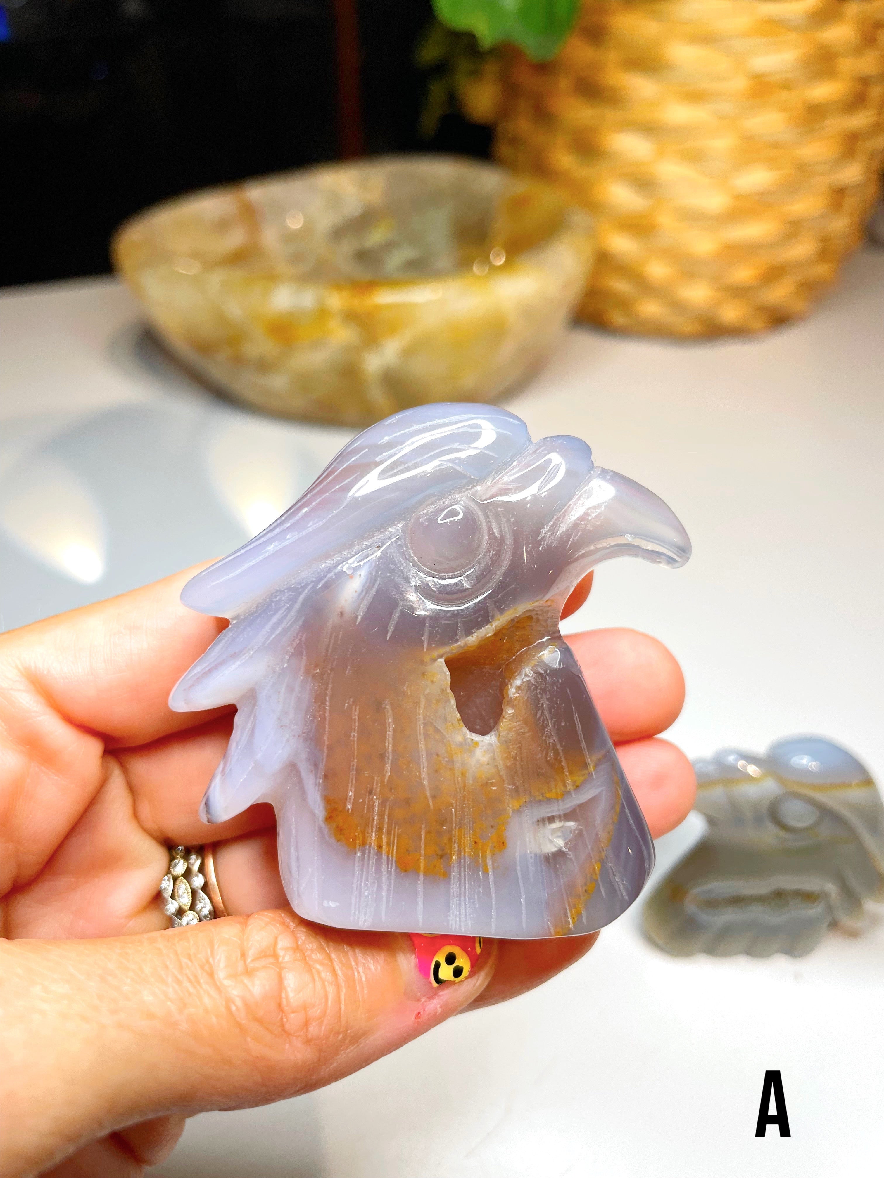 Druzy Agate Bird - Baltic Mermaid