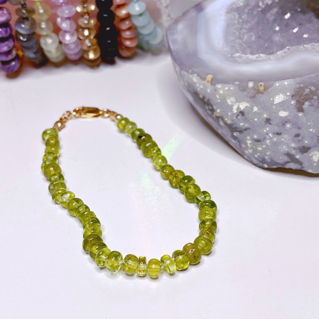 Peridot Candy Bracelet