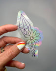 Flower Wrapped Crystal Rainbow Prism Window Decal